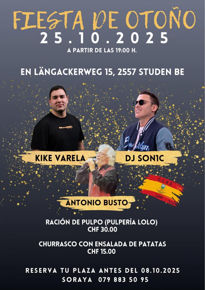 Fiesta de Otoño en el Centro Español de Lyss, en Suiza.