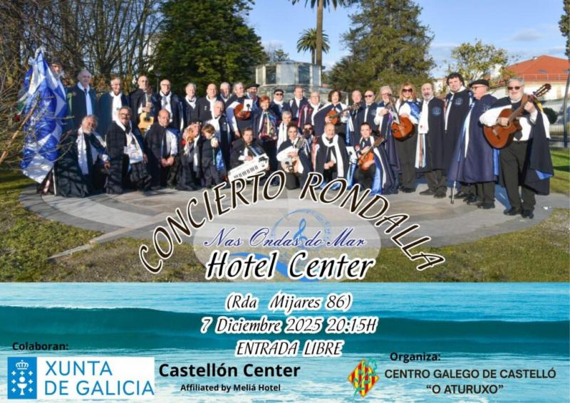 Actuación de la Rondalla Nas Ondas do Mar organizado por el Centro Gallego de Castelló "O Aturuxo" Actuación de la Rondalla Nas Ondas do Mar organizado por el Centro Gallego de Castelló "O Aturuxo"