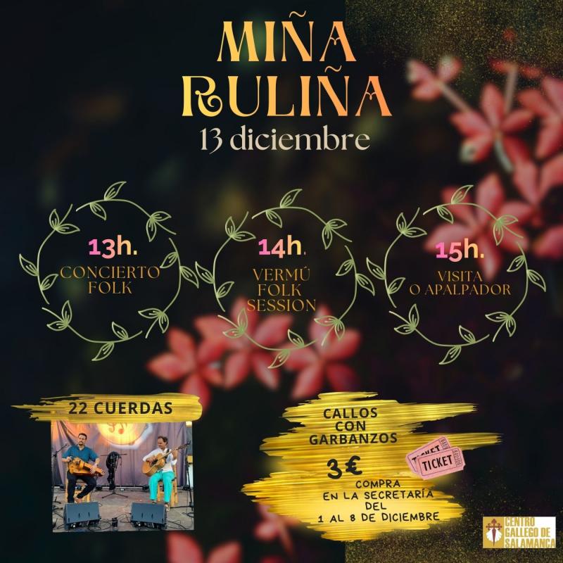 Encontro folk "Miña Ruliña" no Centro Galego de Salamanca