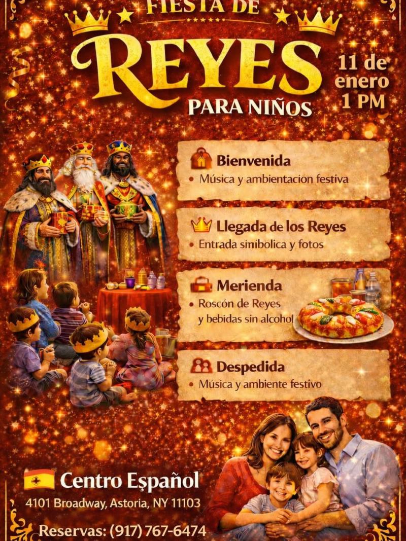 Festa de Reis no Centro Español de Queens. Festa de Reis no Centro Español de Queens.