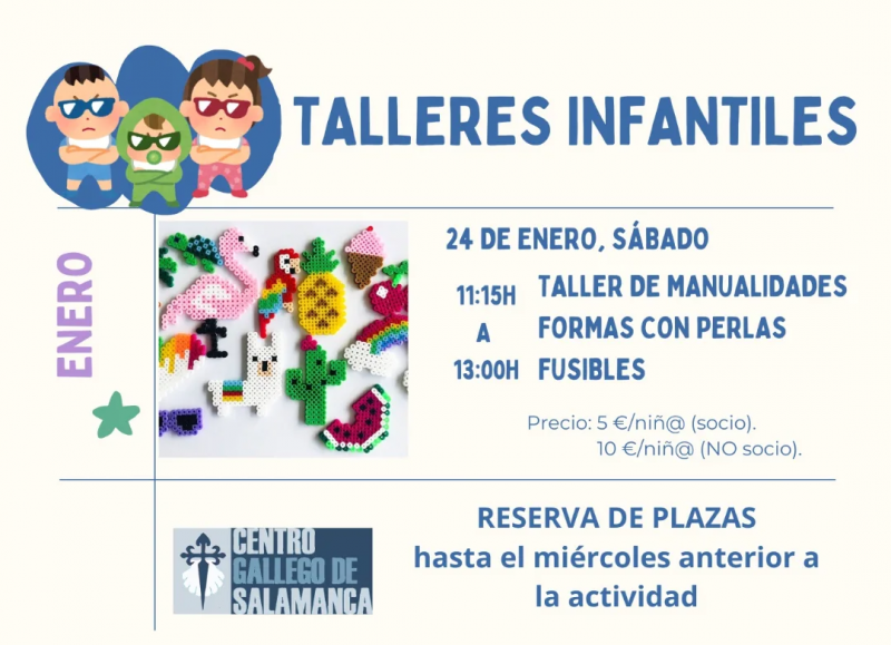 Obradoiro infantil do Centro Galego de Salamanca. Obradoiro infantil do Centro Galego de Salamanca.