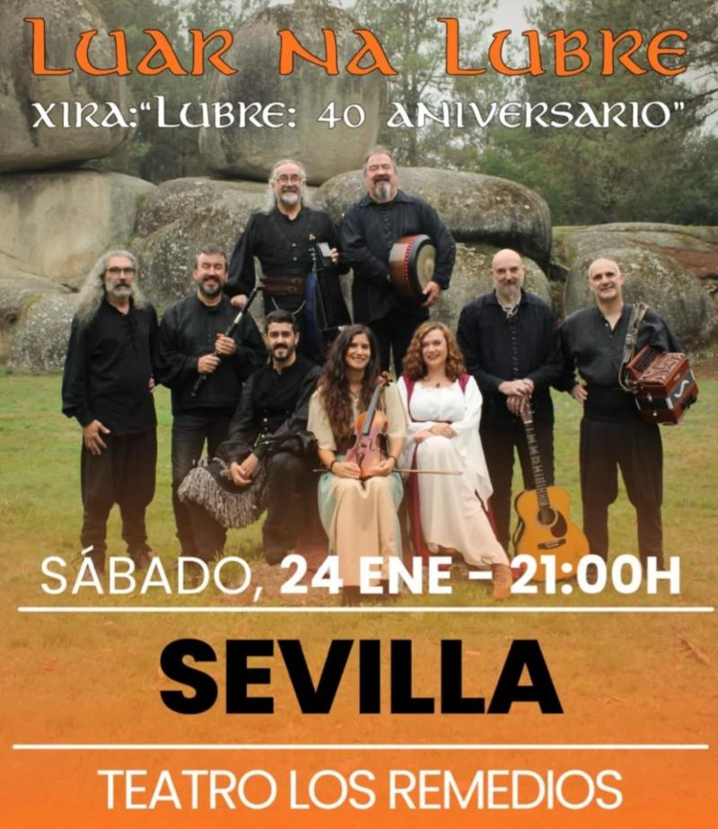 Concierto de Luar na Lubre en el Teatro Los Remedios.