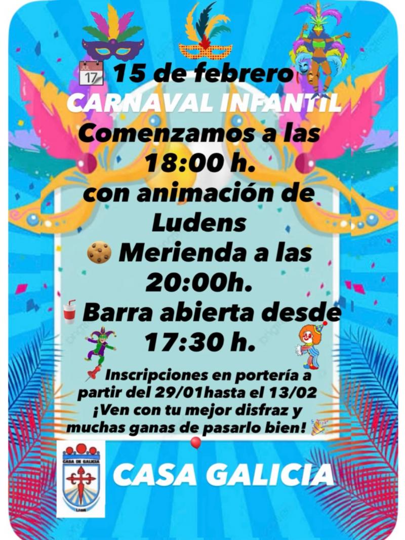 Carnaval infantil en la Casa de Galicia en León. Carnaval infantil en la Casa de Galicia en León.