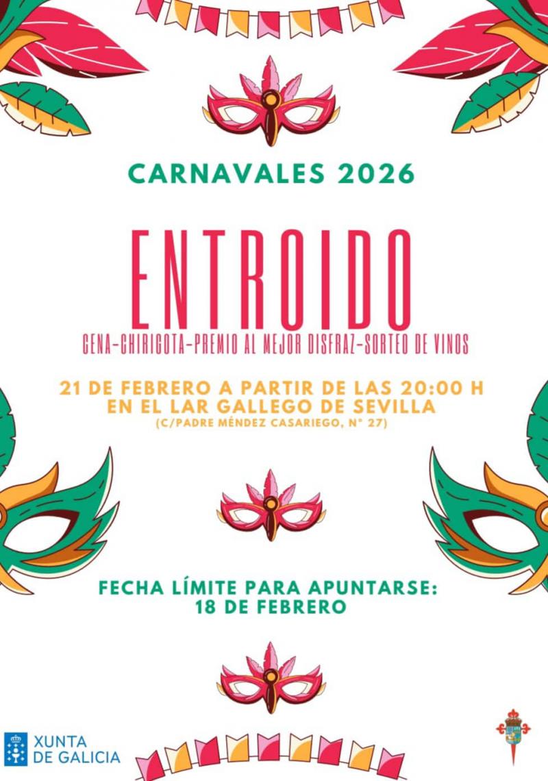 Carnaval en el Lar Gallego de Sevilla.