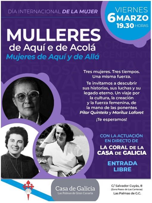 Celebración do Día Internacional da Muller na Casa de Galicia de Las Palmas de Gran Canaria.