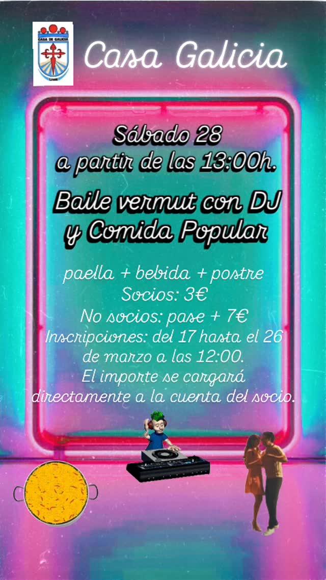 Comida popular na Casa de Galicia en León. Comida popular na Casa de Galicia en León.