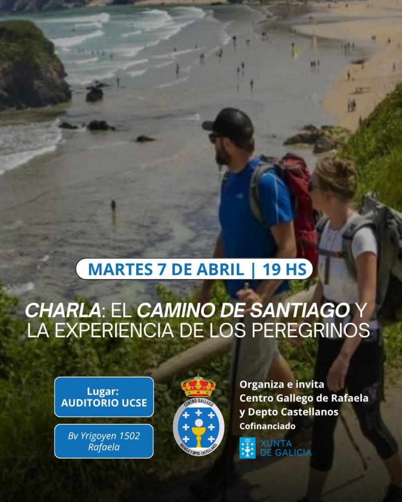 Charla sobre o Camiño de Santiago do Centro Galego de Rafaela. Charla sobre o Camiño de Santiago do Centro Galego de Rafaela.