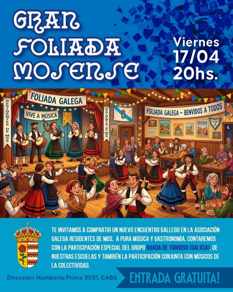 Gran foliada mosense organizada pola Asociación Galega Residentes de Mos.