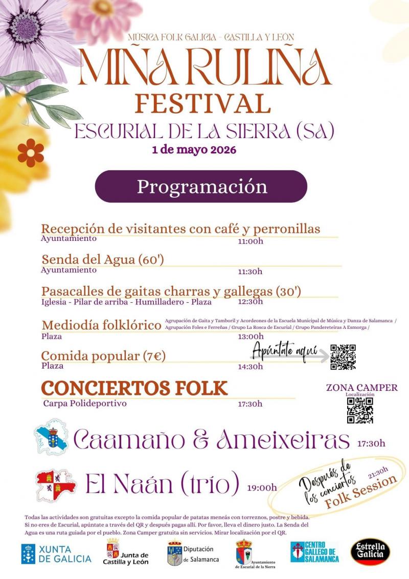 Festival Miña Ruliña no Centro Galego de Salamanca.