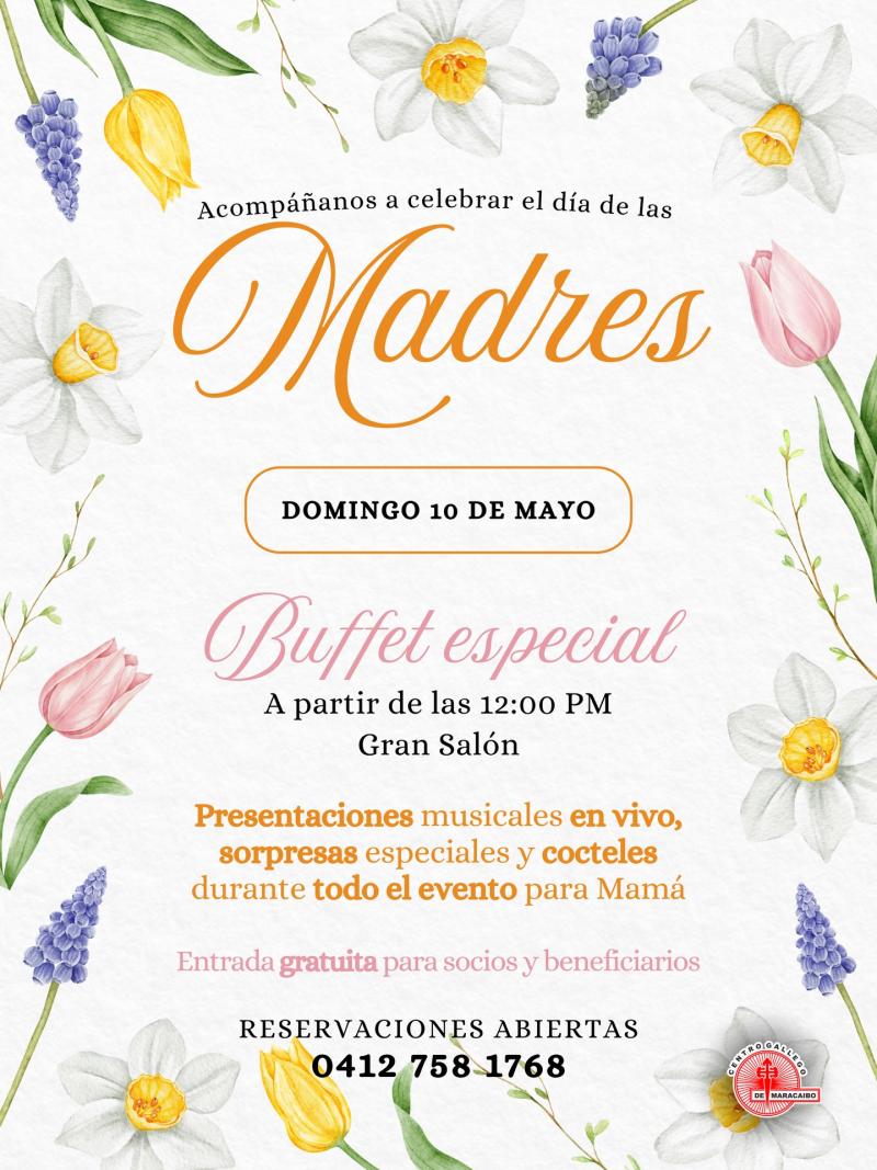 Día de las Madres en el Centro Gallego de Maracaibo.