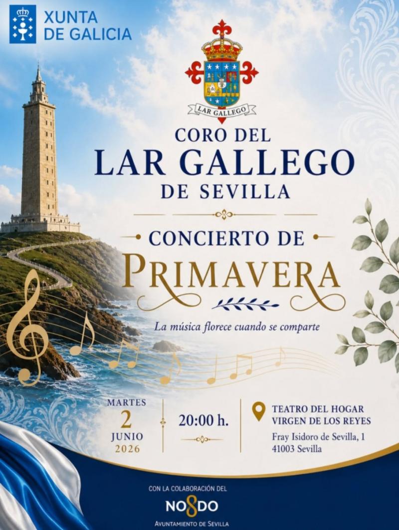 Concerto de Primavera do Coro do Lar Galego de Sevilla. Concerto de Primavera do Coro do Lar Galego de Sevilla.
