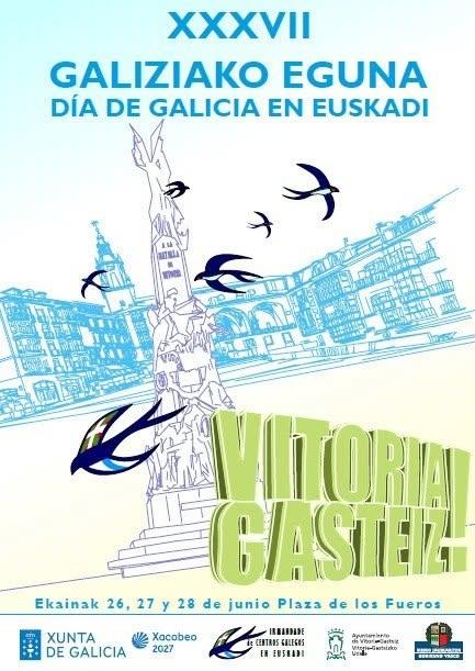 XXXVII Día de Galicia en Euskadi celebrado en Vitoria-Gasteiz.