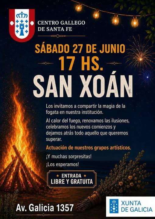 San Xoán no Centro Galego de Santa Fe.