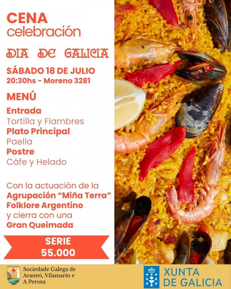 Día de Galicia na Sociedade Galega de Arantei, Vilamarín e A Peroxa.