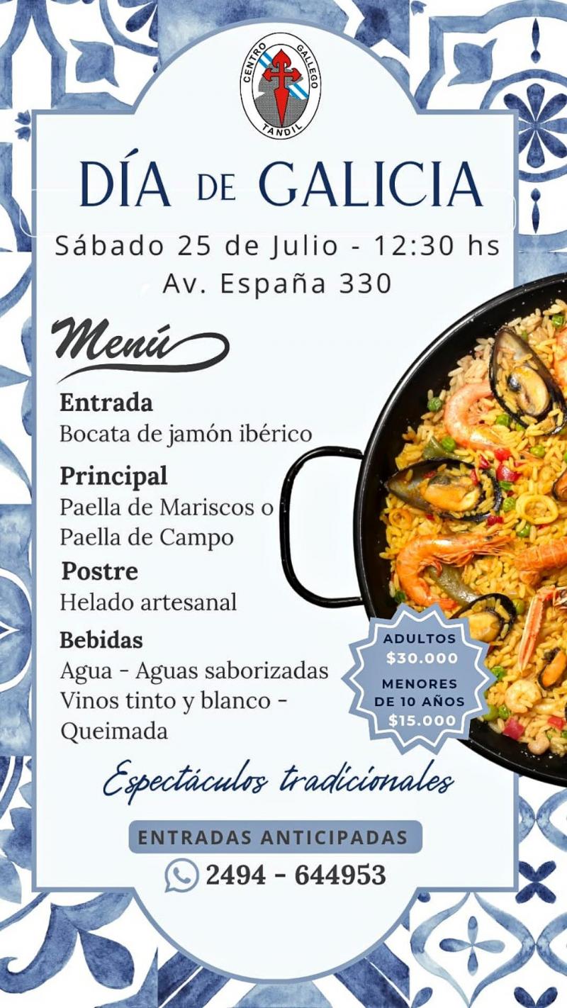 Día de Galicia no Centro Galego de Tandil. Día de Galicia no Centro Galego de Tandil.