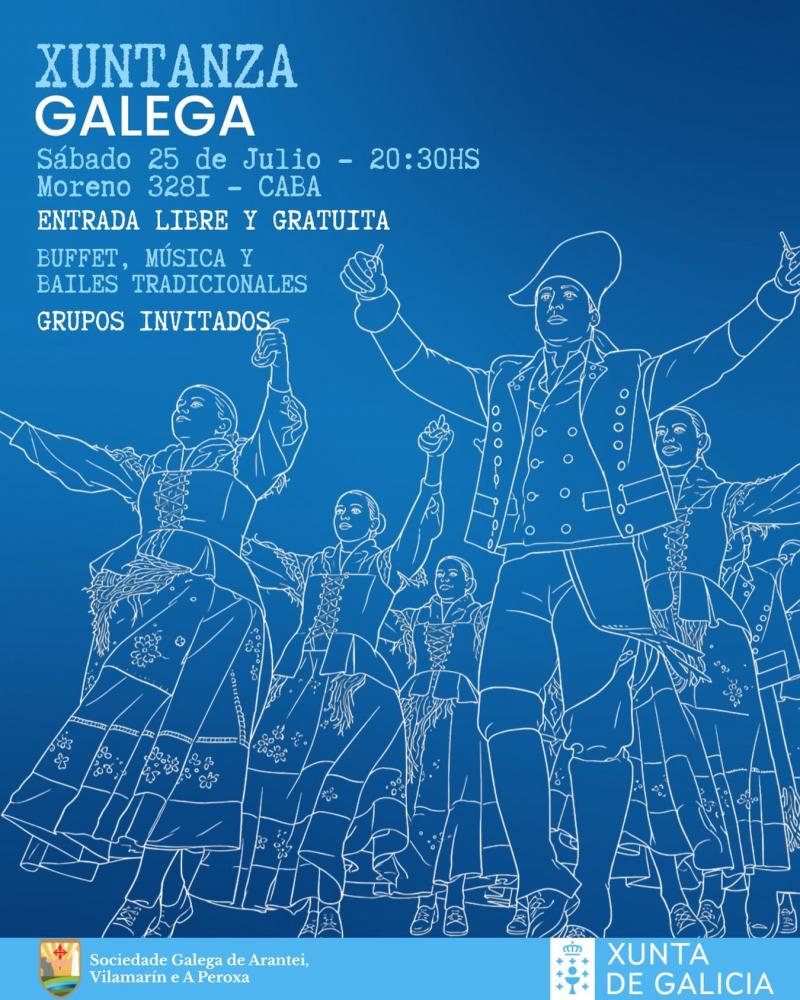Xuntanza galega na Sociedade Galega de Arantei, Vilamarín e A Peroxa. Xuntanza galega na Sociedade Galega de Arantei, Vilamarín e A Peroxa.