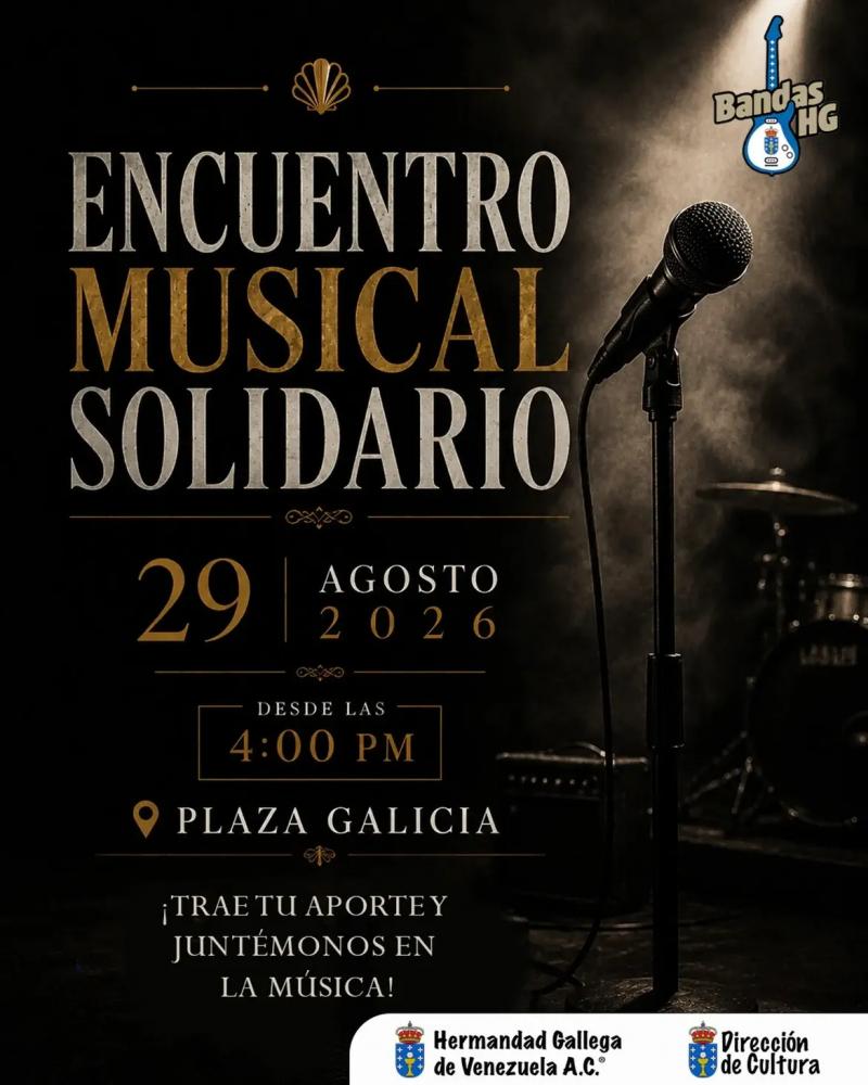 Encontro musical solidario na Irmandade Galega de Venezuela. Encontro musical solidario na Irmandade Galega de Venezuela.