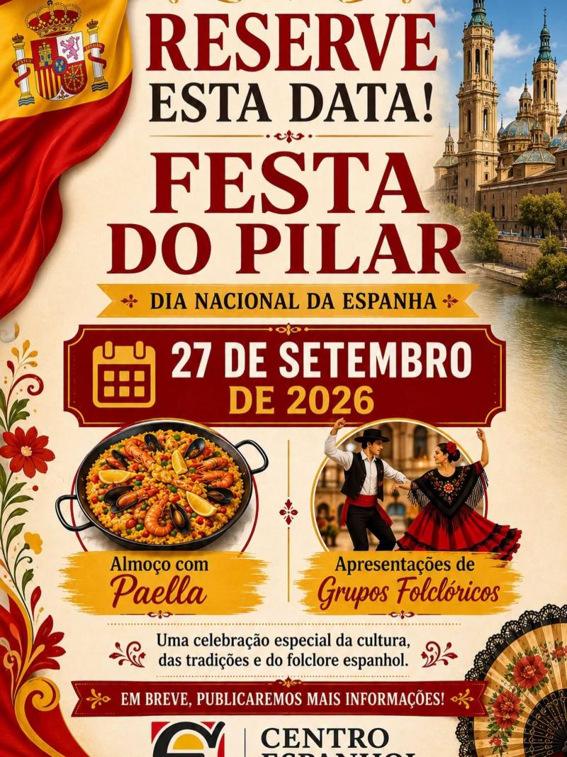 Fiesta del Pilar en el Centro Espanhol do Paraná.