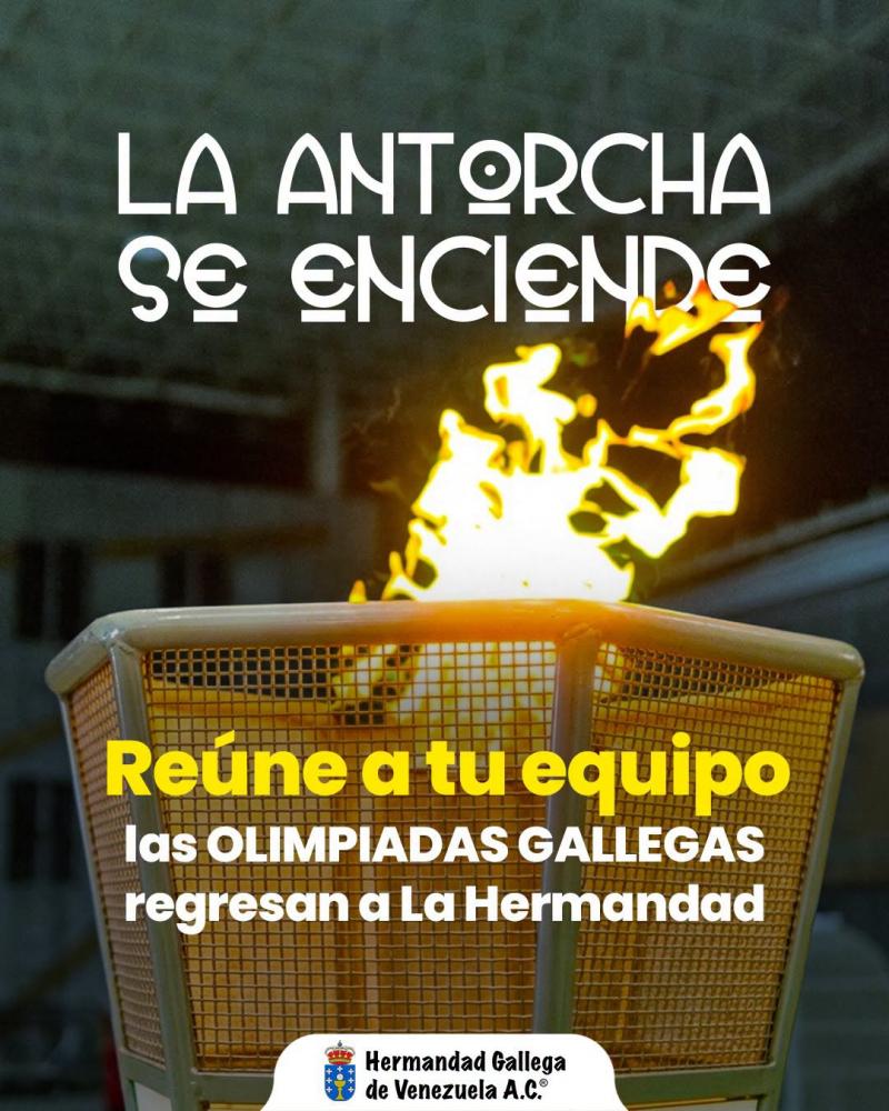 Olimpiadas Gallegas 2026 en la Hermandad Gallega de Venezuela.