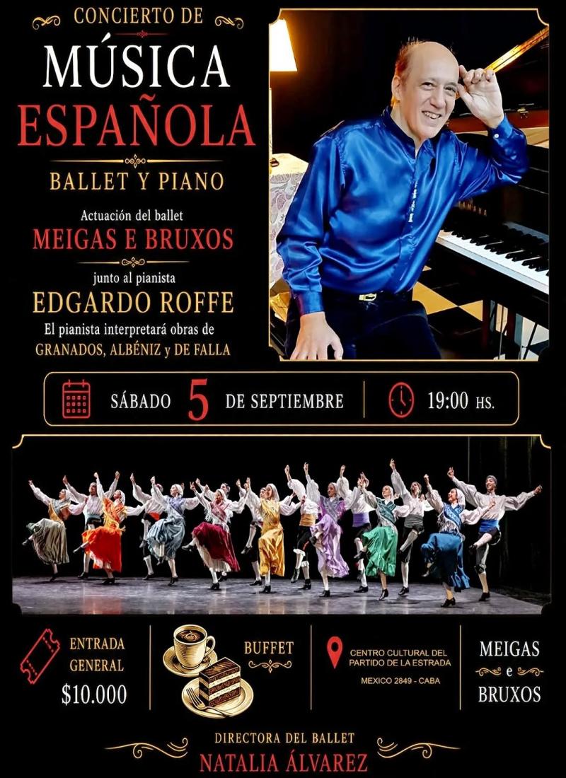 Concerto de música española no Centro Cultural do Partido da Estrada en Bos Aires.