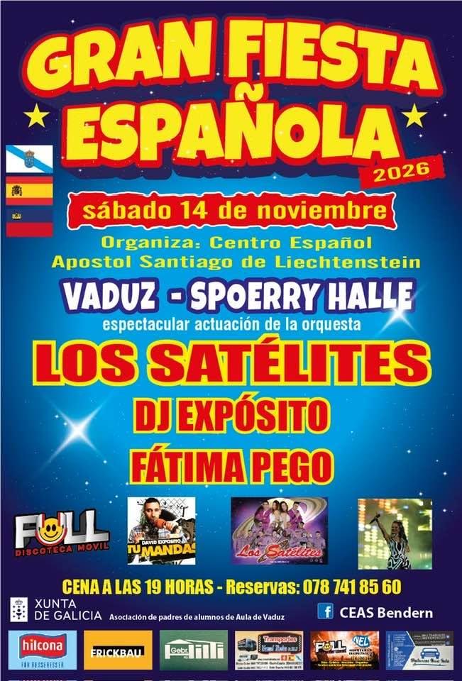 Gran festa española no Centro Español Apóstolo Santiago.