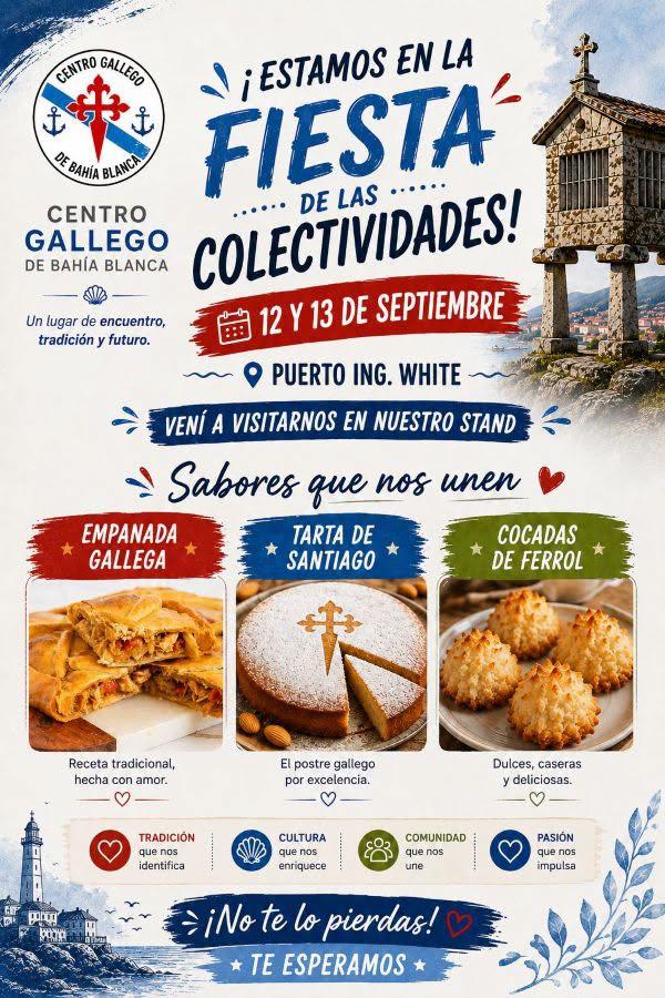 Festa das Colectividades coa presenza do Centro Galego de Bahía Blanca.