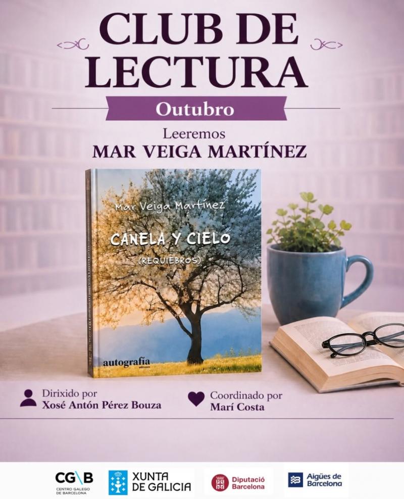 Club de lectura en el Centro Gallego de Barcelona.