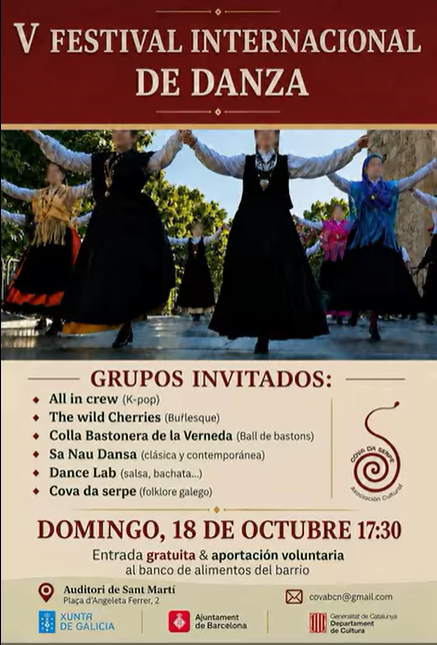 V Festival Internacional de Danza da Agrupación Cultural Cova da Serpe.