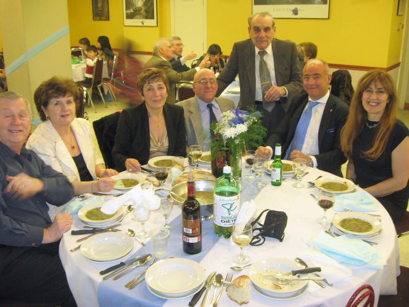 Imagen de la cena de la XXIV Gran Festa de Galicia en Toronto. 