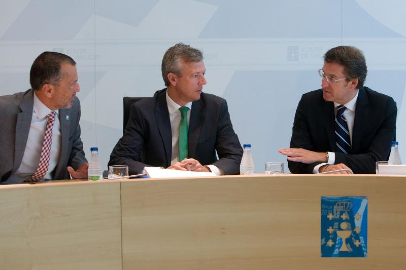 Alberto Núñez Feijoo presidiu onte a reunión extraordinaria do Consello da Xunta.