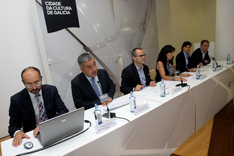 O conselleiro de Cultura presentou onte na Cidade da Cultura de Galicia a nova versión do corrector de galego. Foto: Ana Varela.