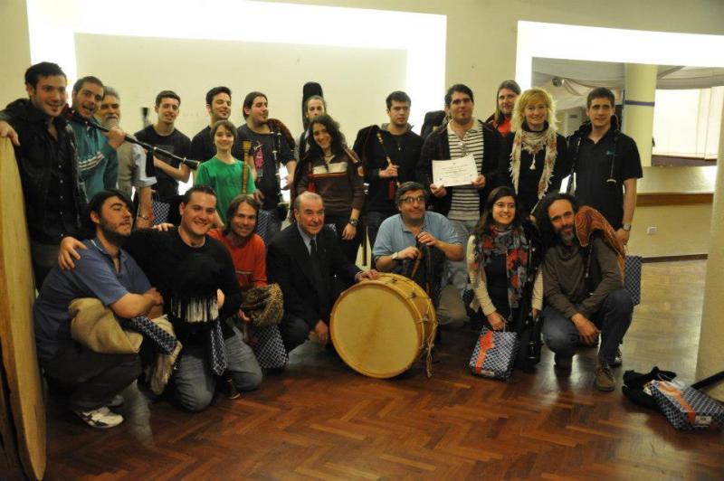 III Xuntanza Nacional de Gaiteiros. Foto: Facebook A.B.C. Partido de Corcubión.