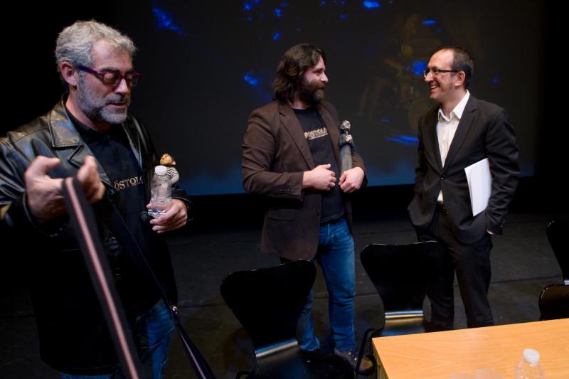 xeral de Cultura participó en la presentación de 'El Apóstol'. Foto: Ana Varela.