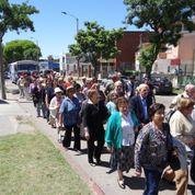 As e os asistentes percorreron en procrsión varías das rúas ca capital uruguaia.