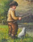 'Meu amigo'. Óleo sobre tablex, 76 x 61 cm. 1998.