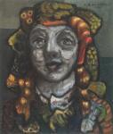 'Muller'. Óleo sobre tablex, 49 x 41 cm. 1985.