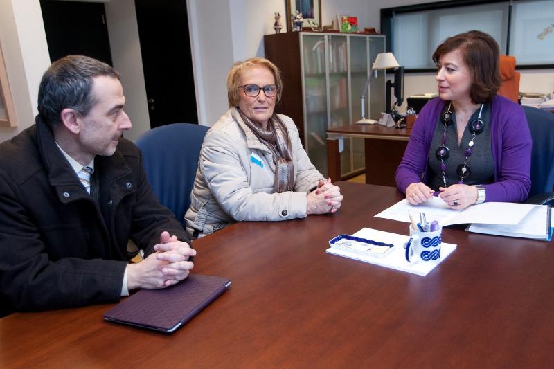 A secretaria xeral da Igualdade reuniuse coa presidenta da Cruz Vermella en Galicia. 