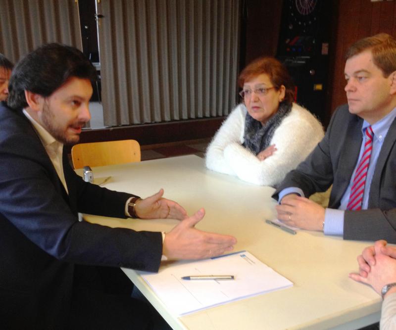 Antonio Rodríguez Miranda na xuntanza en Cuxhaven con Enak Ferlemann, secretario de Estado Parlamentario de Infraestruturas. Antonio Rodríguez Miranda na xuntanza en Cuxhaven con Enak Ferlemann, secretario de Estado Parlamentario de Infraestruturas.