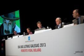El presidente da Xunta en el acto de celebración del Día das Letras Galegas 2013. Foto: Ana Varela