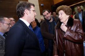 El presidente da Xunta en el acto de celebración del Día das Letras Galegas 2013. Foto: Ana Varela