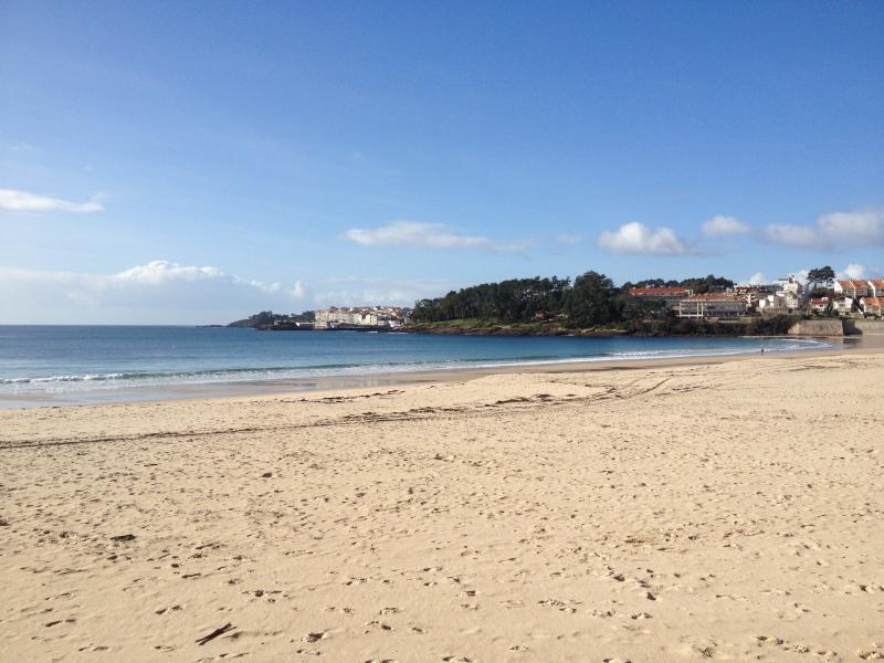 Praya de Silgar, en Sanxenxo (Pontevedra), el ayuntamiento de Galicia con más banderas azules.