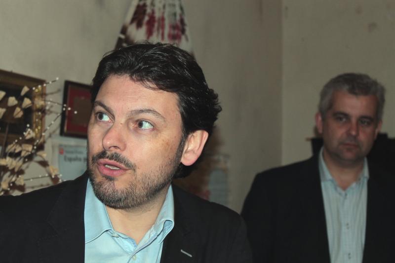 Al secretario xeral da Emigración lo acompañó en su visita por Alejandro López Dobarro, delegado de la Xunta en Buenos Aires.