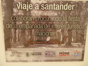 Cartel conmemorativo da presentación no Centro Gallego de Santander