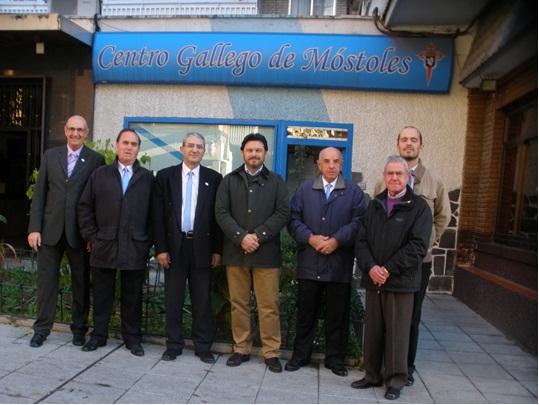 Visita do secretario xeral ao Centro Galego de Móstoles