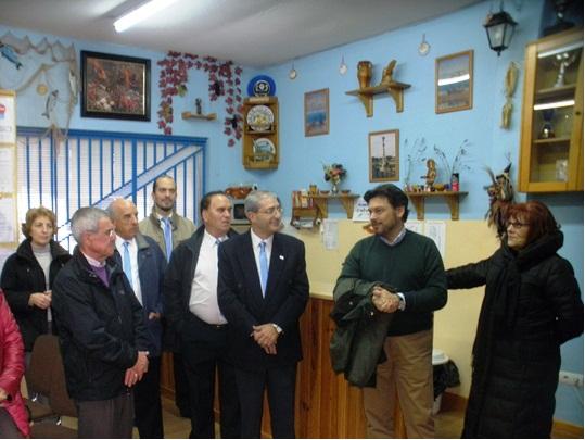 Visita del secretario general al Centro Gallego de Móstoles