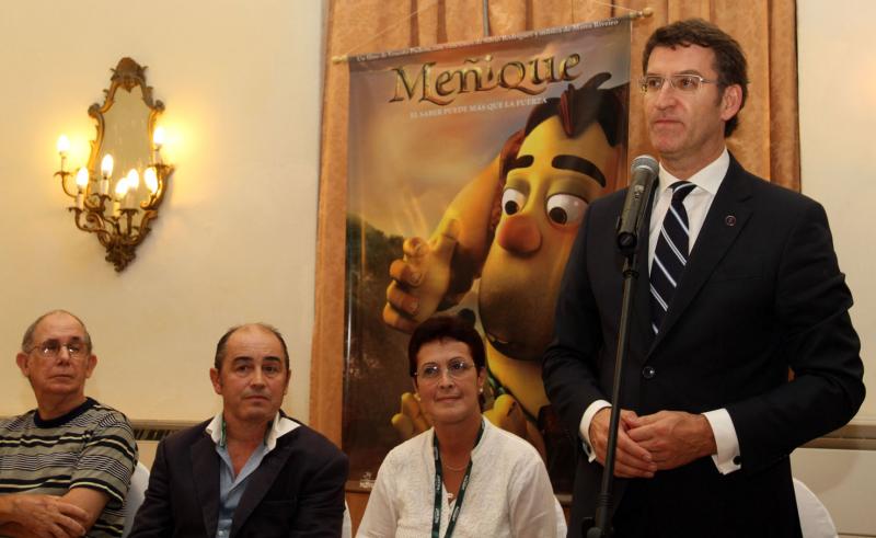 Imaxe do acto de presentación da coprodución galego-cubana 'Meñique', filme de animación en 3D