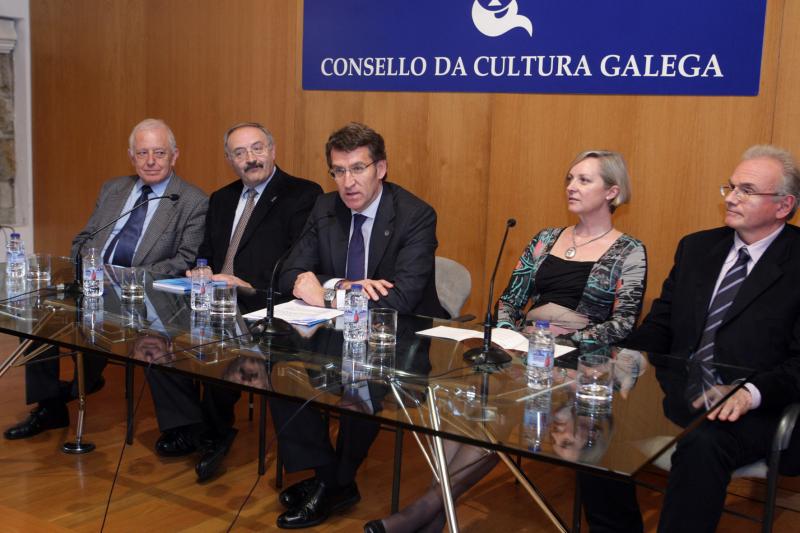 O presidente da Xunta clausurou o simposio internacional “Da civilización á cultura. Rosendo Salvado e o mundo aborixe”, organizado polo Consello da Cultura Galega. Foto: Conchi Paz