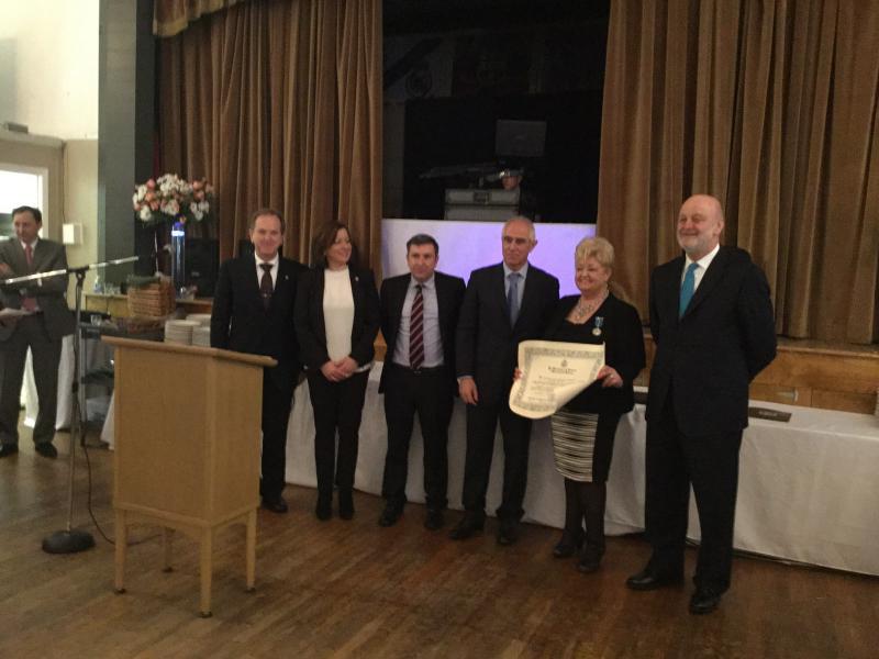 A secretaria xeral de Igualdade, Susana López Abella asistiu o pasado domingo á entrega da Medalla de honor á cidadá galega residente en Nova Jersey, María Jesús Vila 