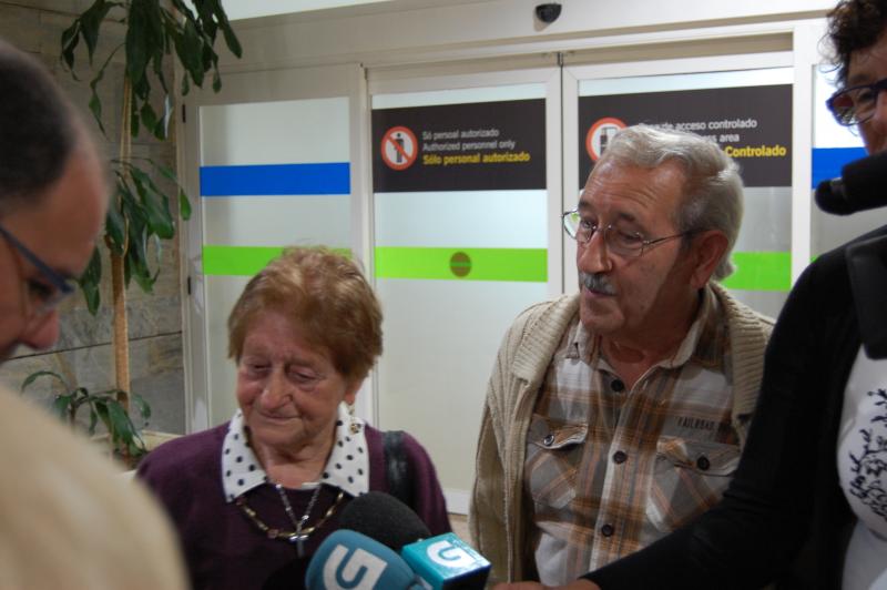 Imaxe da chegada das e dos participantes de Reencontros na Casa 2015, programa da Secretaría Xeral da Emigración