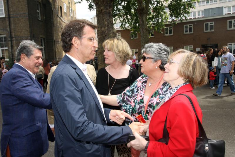 O presidente da Xunta asisitiu á cita anual da colectividade galega na capital británica